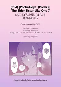 (C94) [Pochi-Goya. (Pochi.)] Ane Naru Mono 7 | The Elder Sister-Like One 7 [English] =The Lost Light + mrwayne=