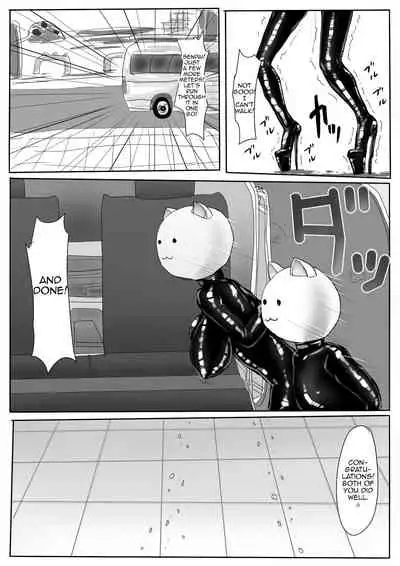 Couple Kyousei Yagai Roshutsu Mamedashi Zenshin Rubber de Zecchou Choukyou