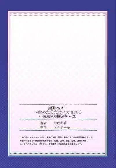 謝罪ハメ!～虐めた分だけイカされる…屈辱の性接待～