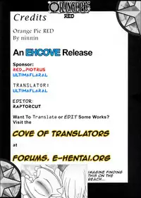 (C62) [KENIX (Ninnin)] ORANGE PIE Red (One Piece) [English] [EHCOVE]