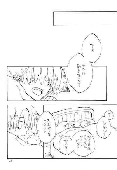 海の虹が沈む森