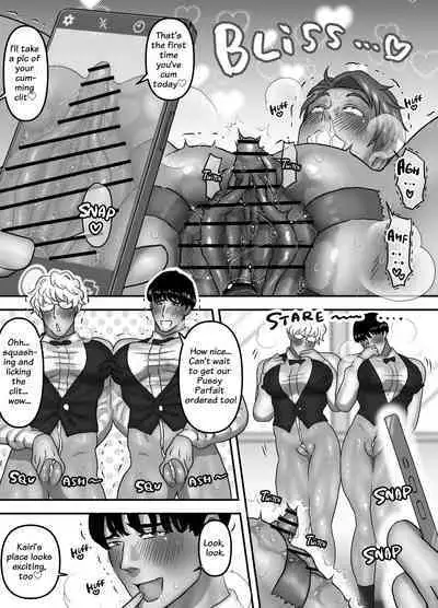 [Onoko Ya Honpo (Kamiwo Akira)] Youkoso! Cuntboy Cafei | Welcome! Cuntboy Cafe [English]