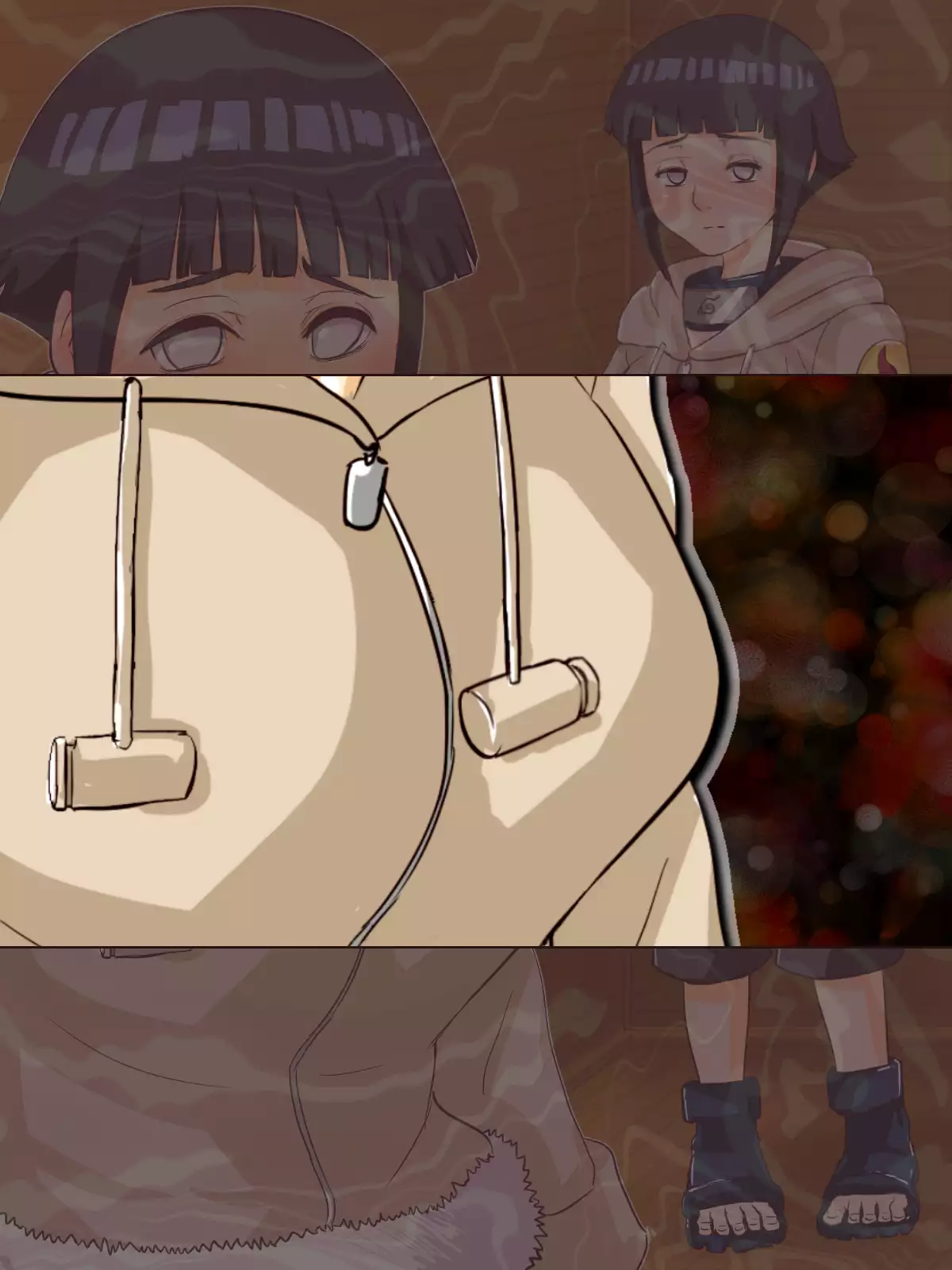 Comfort Mission "Paizuri" ~Junior Ninja Hinata Jerks Off 100 Men~