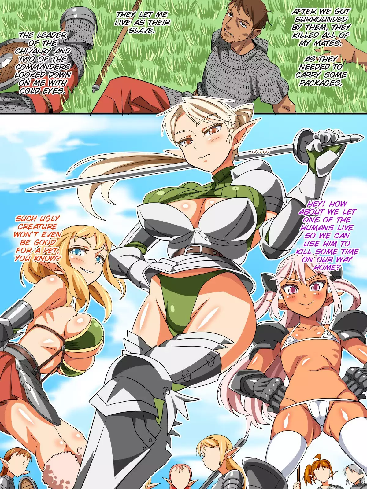 Elf Kishidan Sokuochi Harem english