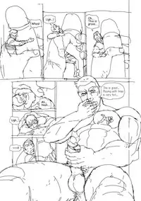 [Gakuranman/Chijimetaro] Giant Policeman - Free version (giant male comic)