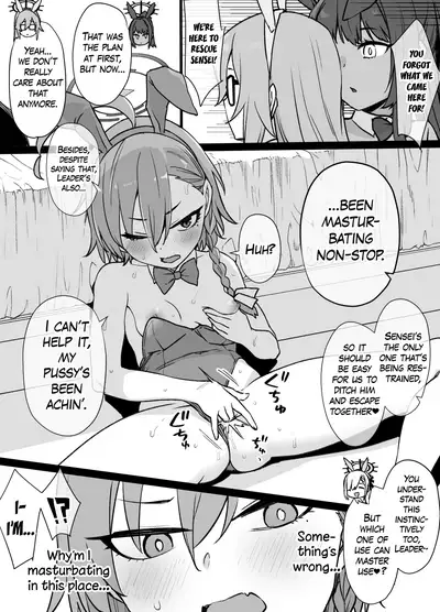 Blue Archive: Brainwashing Bunny Slave