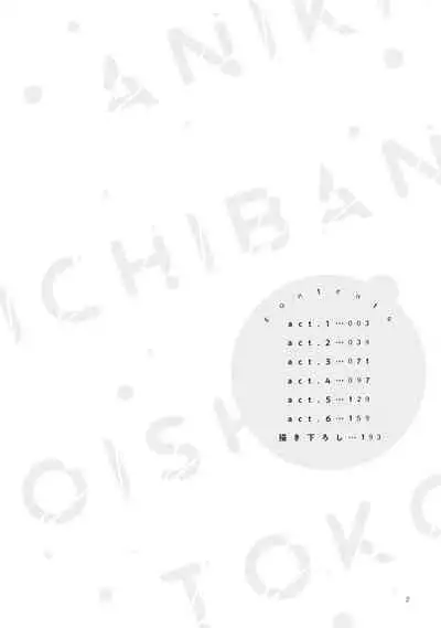 Aniki no ichiban Oishii Tokoro | 老哥最可口的部位 act.1