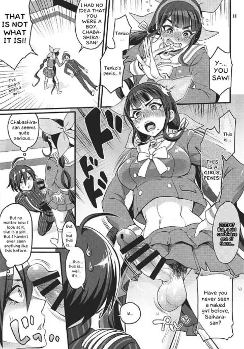 Tenko wa Chinko ga Haetemo Danshi no Anal nanka ni Zettai Makemasen!