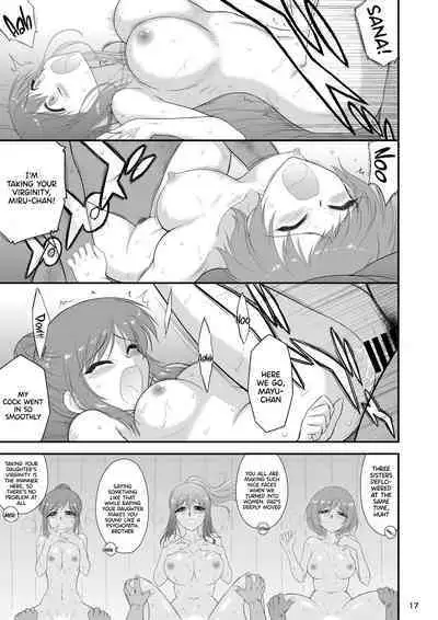 Bijin Sanshimai to Chichioya to Oji ga Konyoku Onsen ni Ikimashita.