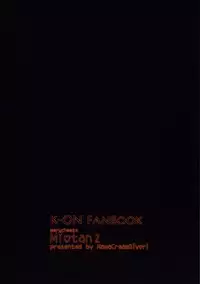 (C76) [Nama Cream Biyori (Nanase Meruchi)] Mio-tan! 2 (K-ON!)