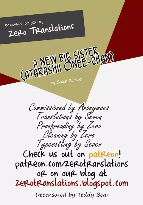 Atarashii Onee-chan | A New Older Sister