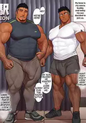 [Yuatari] Jōshi Oyako to Shūmatsu Sauna | Weekend Sauna With Boss and Son [English]