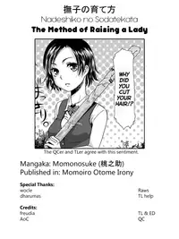 [Momonosuke] Nadeshiko no Sodatekata | The Method of Raising a Lady (Momoiro Otome Irony) [English] [freudia] [Digital]