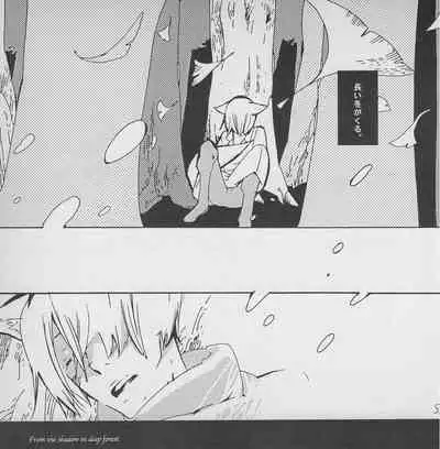 深い森の影から