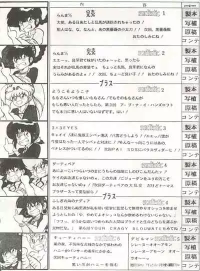 [Global One (MARO)] Sadistic 5 (Cutey Honey, Devilman, Sailor Moon), [Global One (MARO)] Sadistic (Dirty Pair, Fushigi no Umi no Nadia, Sailor Moon), [Studio Ikkatsumajin] .ribbon (Hime-chan's Ribbon)