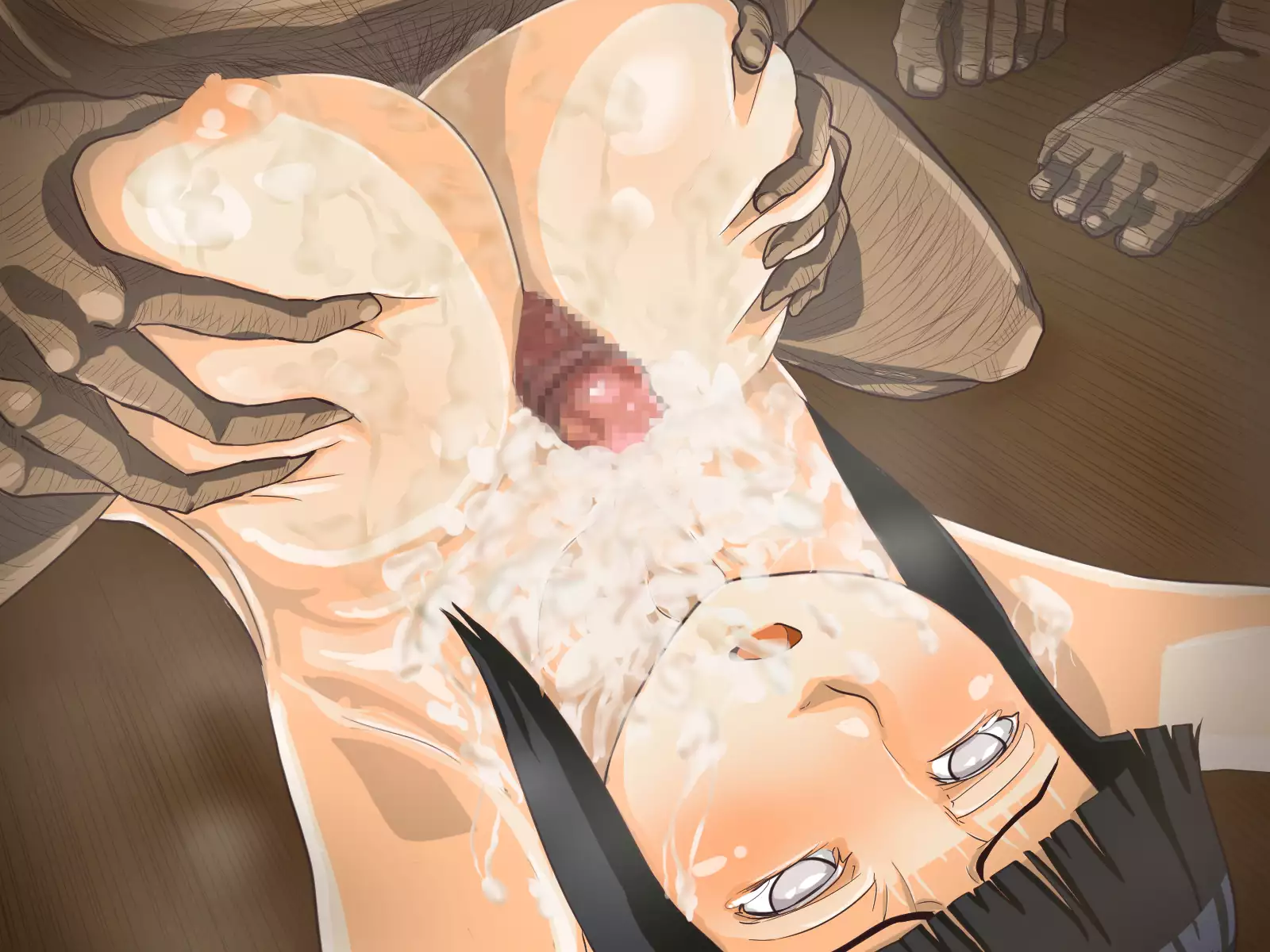 Comfort Mission "Paizuri" ~Junior Ninja Hinata Jerks Off 100 Men~