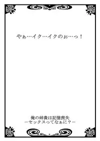 俺の姉貴は記憶喪失-セックスってなぁに？