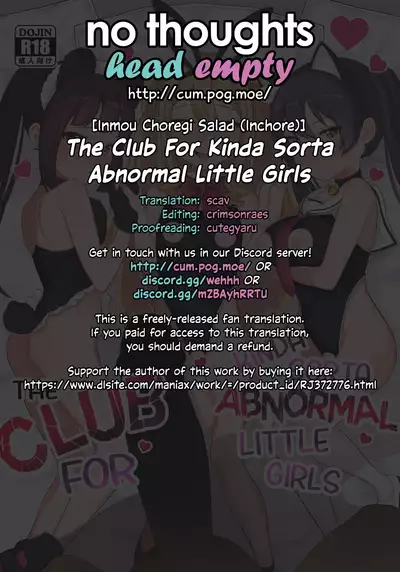 Chobitto? Abnormal na Lolikko Club | The Club For Kinda Sorta Abnormal Little Girls