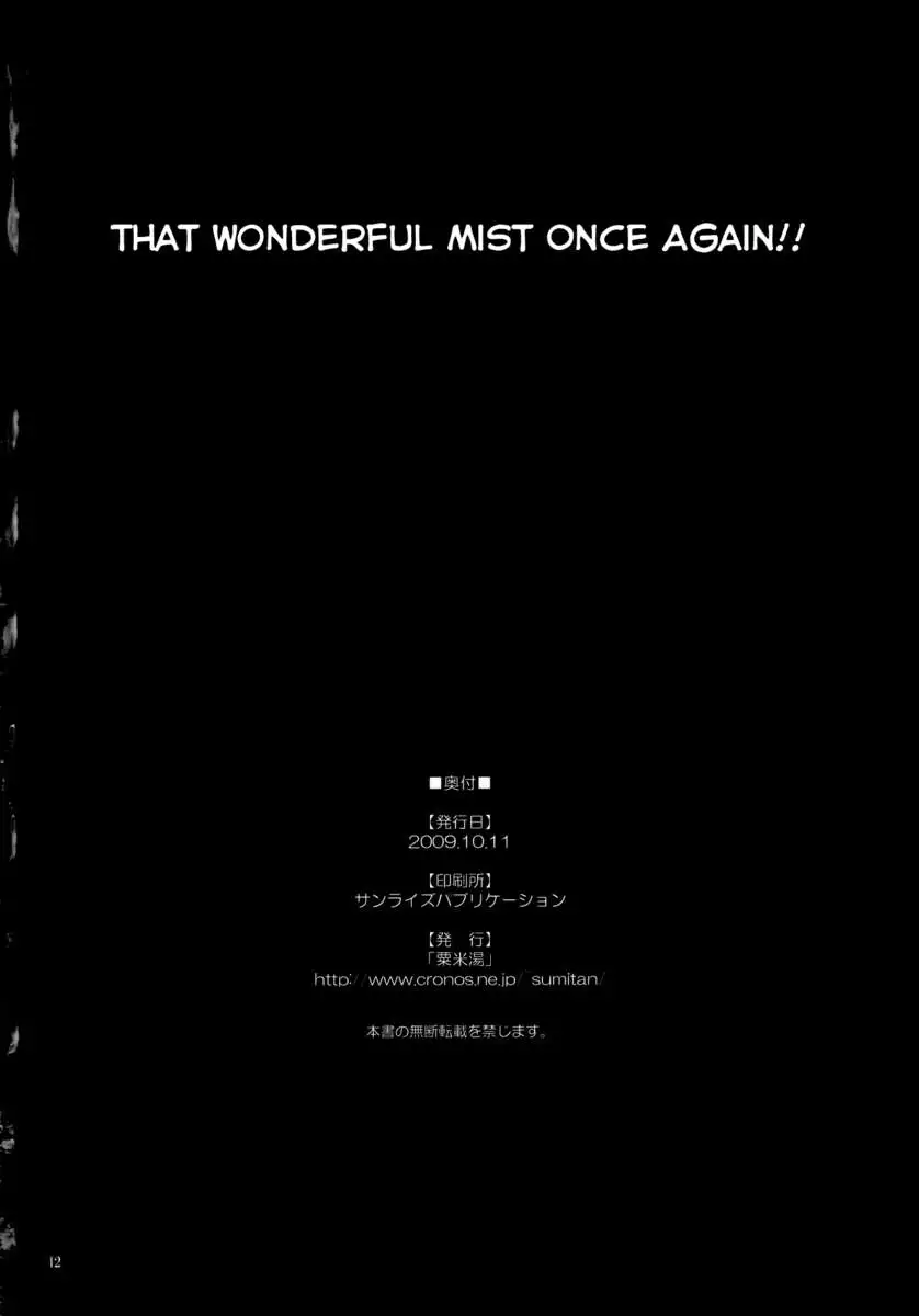 That Wonderful Mist Once Again!!