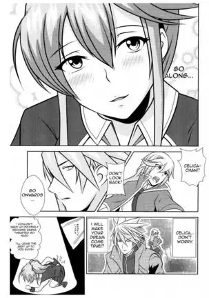 BlazBlue Ragna x Celica Hentai Doujinshi by Fisel from REVELLIUS team