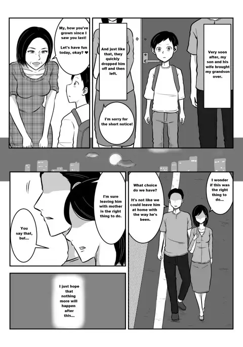 Grandmother and grandchild