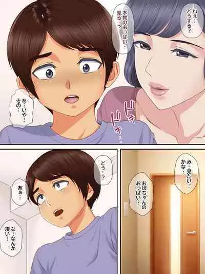 Shinseki no Oba-chan to Oikko no Himitsu no Kozukuri Sex