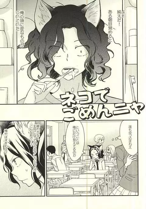 ネコでごめんニャ