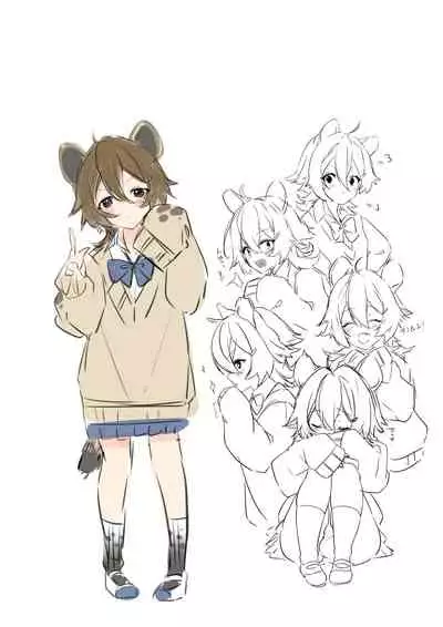 Hyena Futa Musume Hokenshitsu no Midarana Seikatsu Jijou Collab Manga