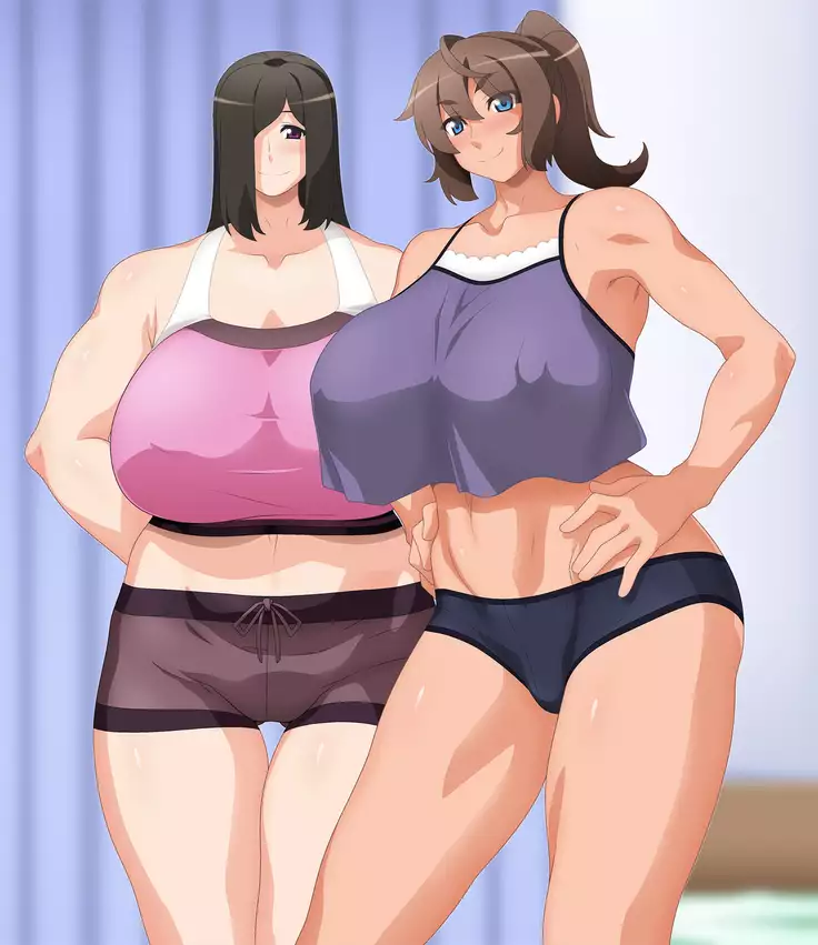 Houman Juku Onna Wrestler no Bakunyu Training